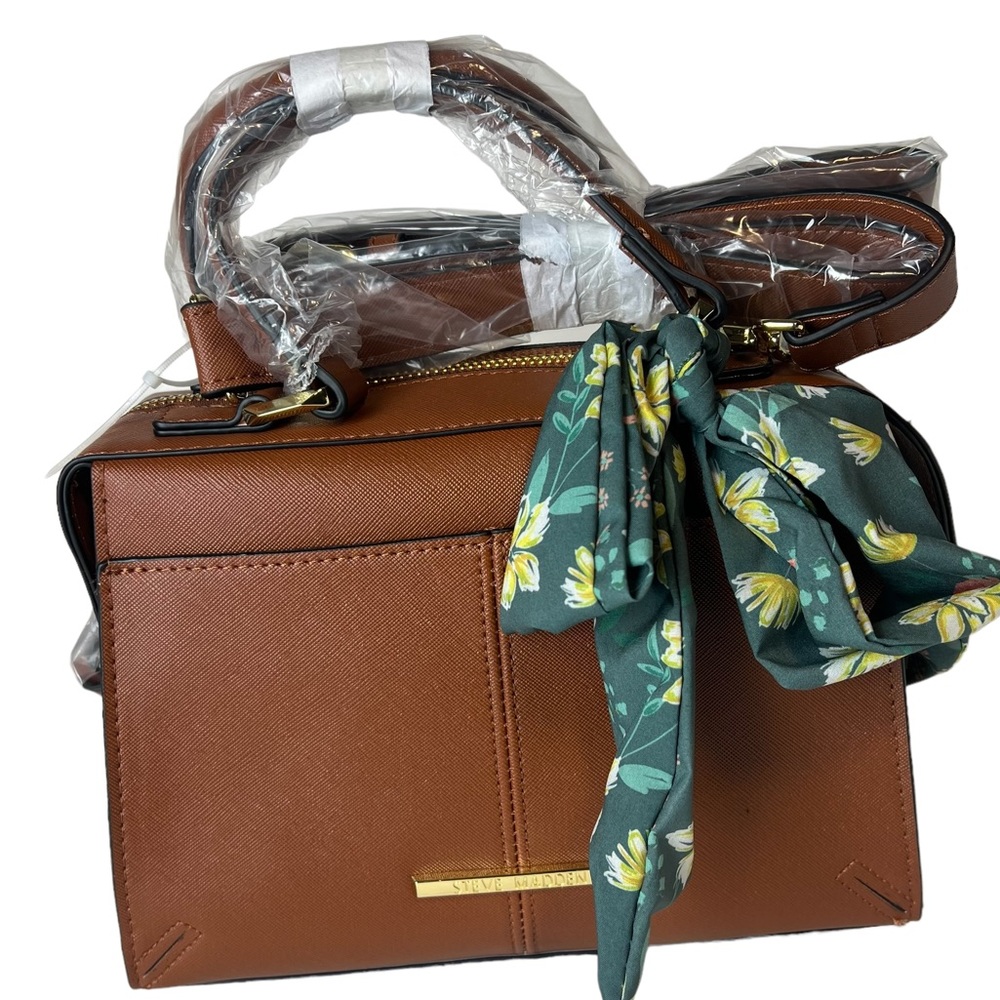 Steve Madden Cognac Breese Crossbody Purse - Picture 13 of 13